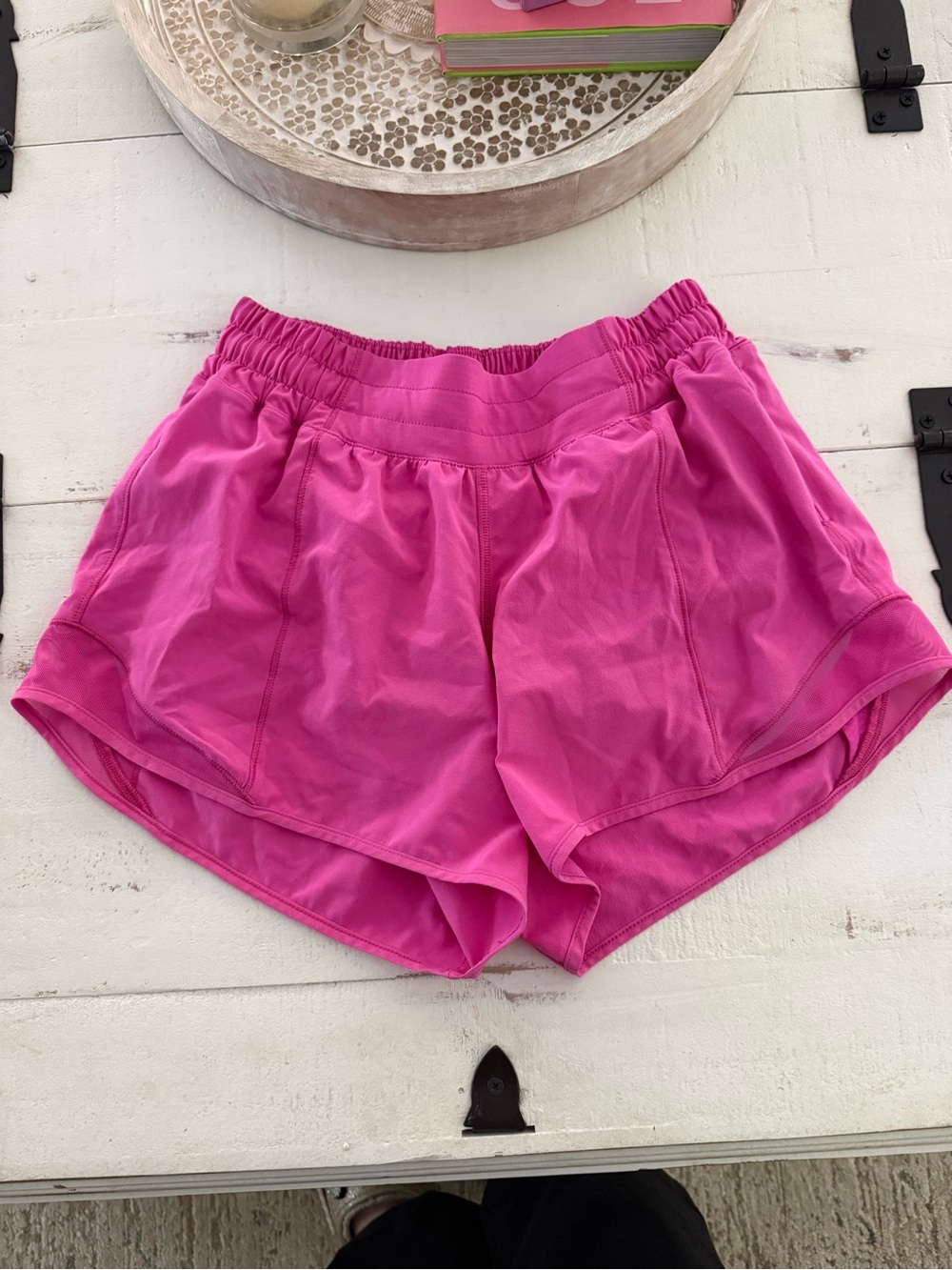 lululemon athletica Bright Pink Athletic Shorts